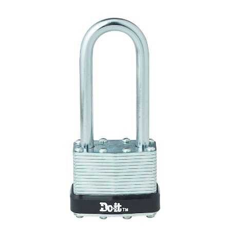 All-Source Laminated Steel 1-1/2in. Pin Tumbler Padlock 1803DLJDIB